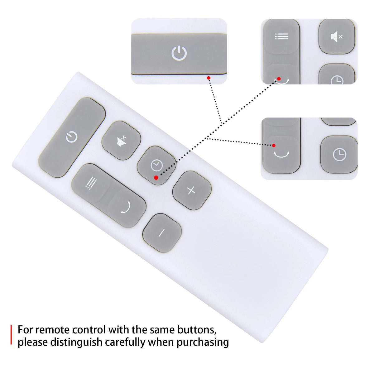 Remote Control Compatible with Ezify 40" Tower Fan Model PX-TS001