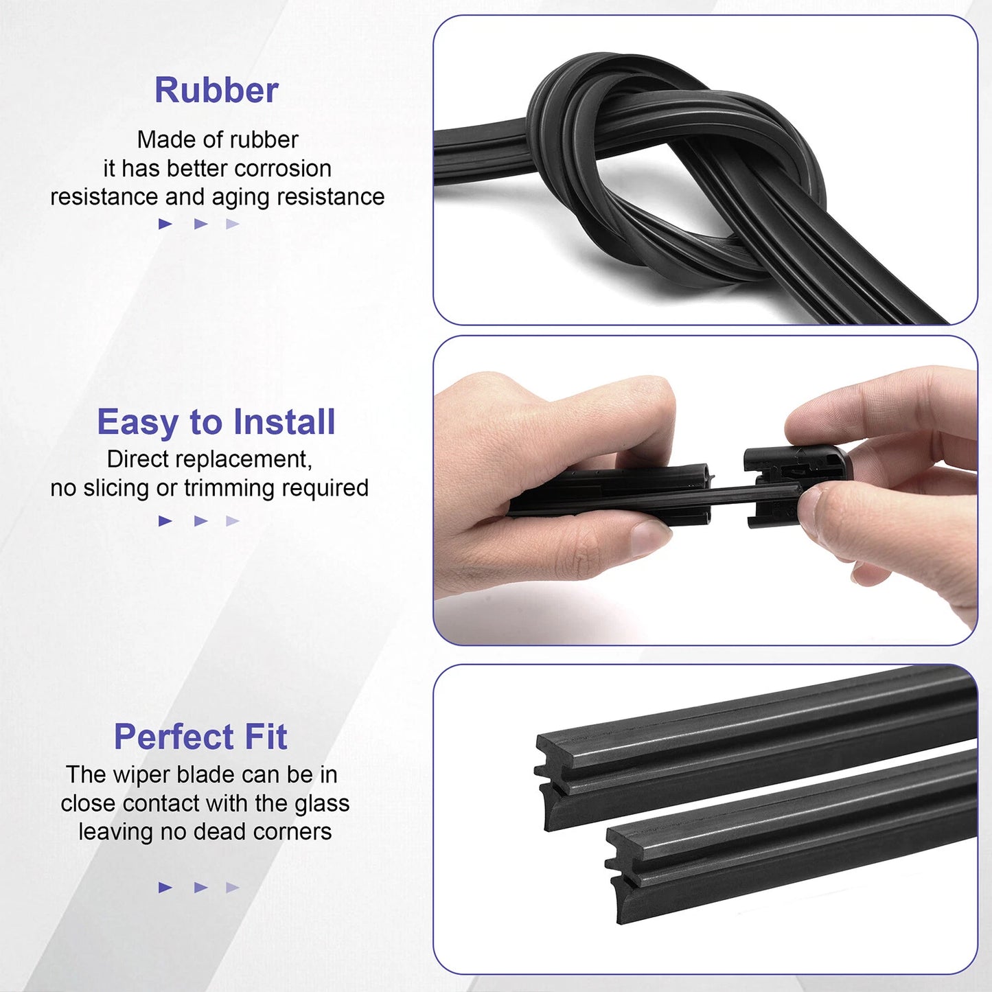 4PCS Front Wiper Blades For Volvo S60 V60 2019-2025 31693569
