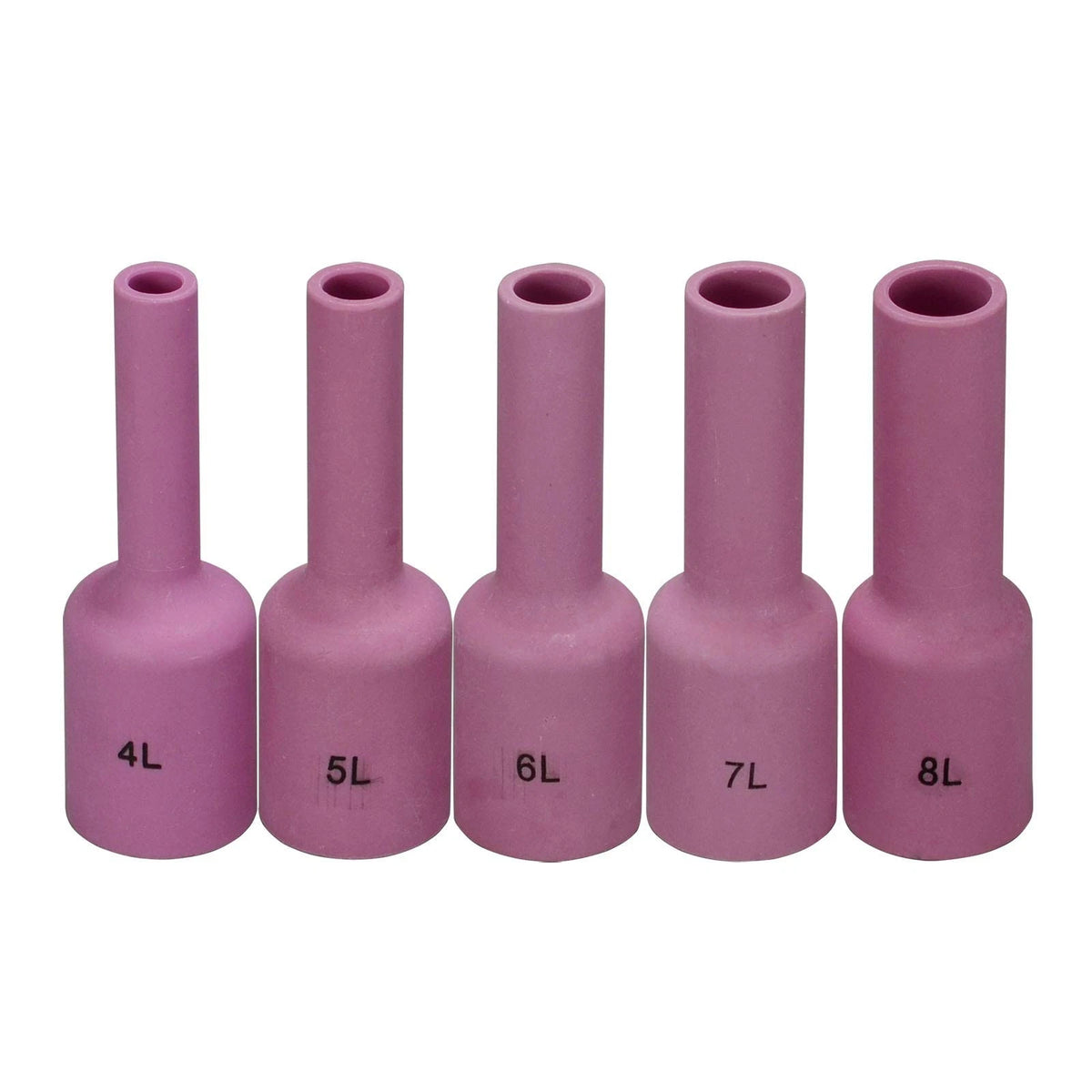 RIVERWELD TIG Alumina Nozzle Ceramic Cups Long Large Assort size, Pink