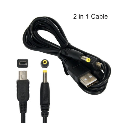 1.2m/4ft 2 In 1 USB Data Charging Cable Charger Cord For PSP1000 PSP2000 PSP3000
