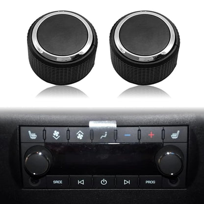 Pleoos Car Rear Radio Volume Control Knob, Repair Kit Replacement Black
