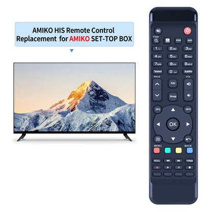 Remote Control For Amiko MiraX HiS-4300, HiS-4200, HiS-1000, HiS-2000, HiS-3000