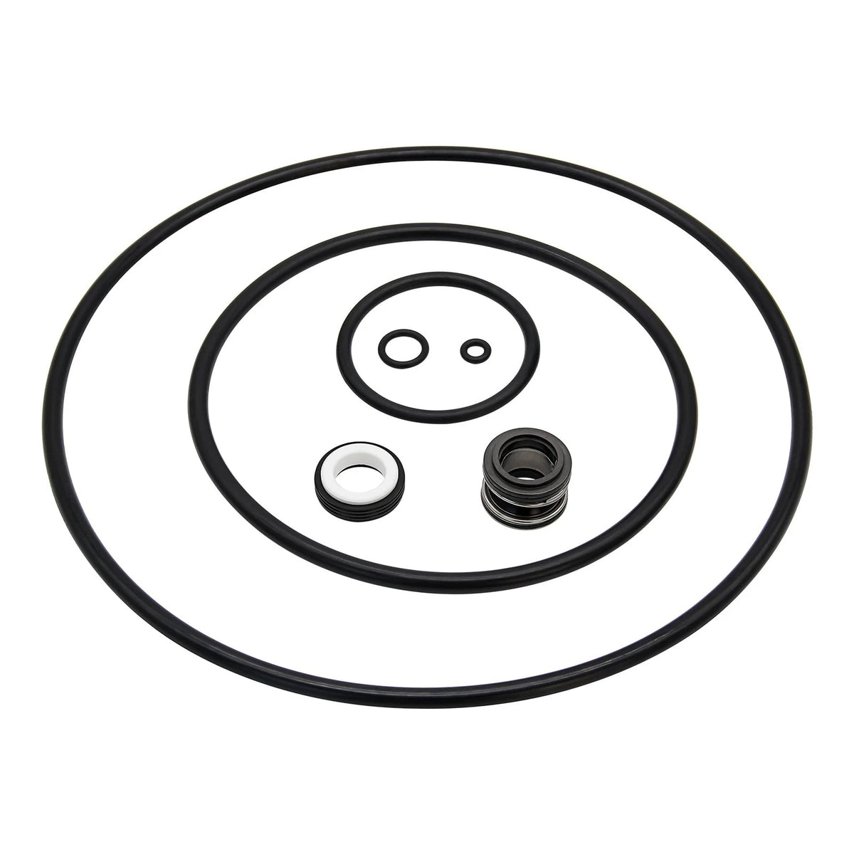 RURBRIN PS-201 Shaft Seal & O-Ring (1set)PS-201 Rebuild Repair 79 Kit, Black