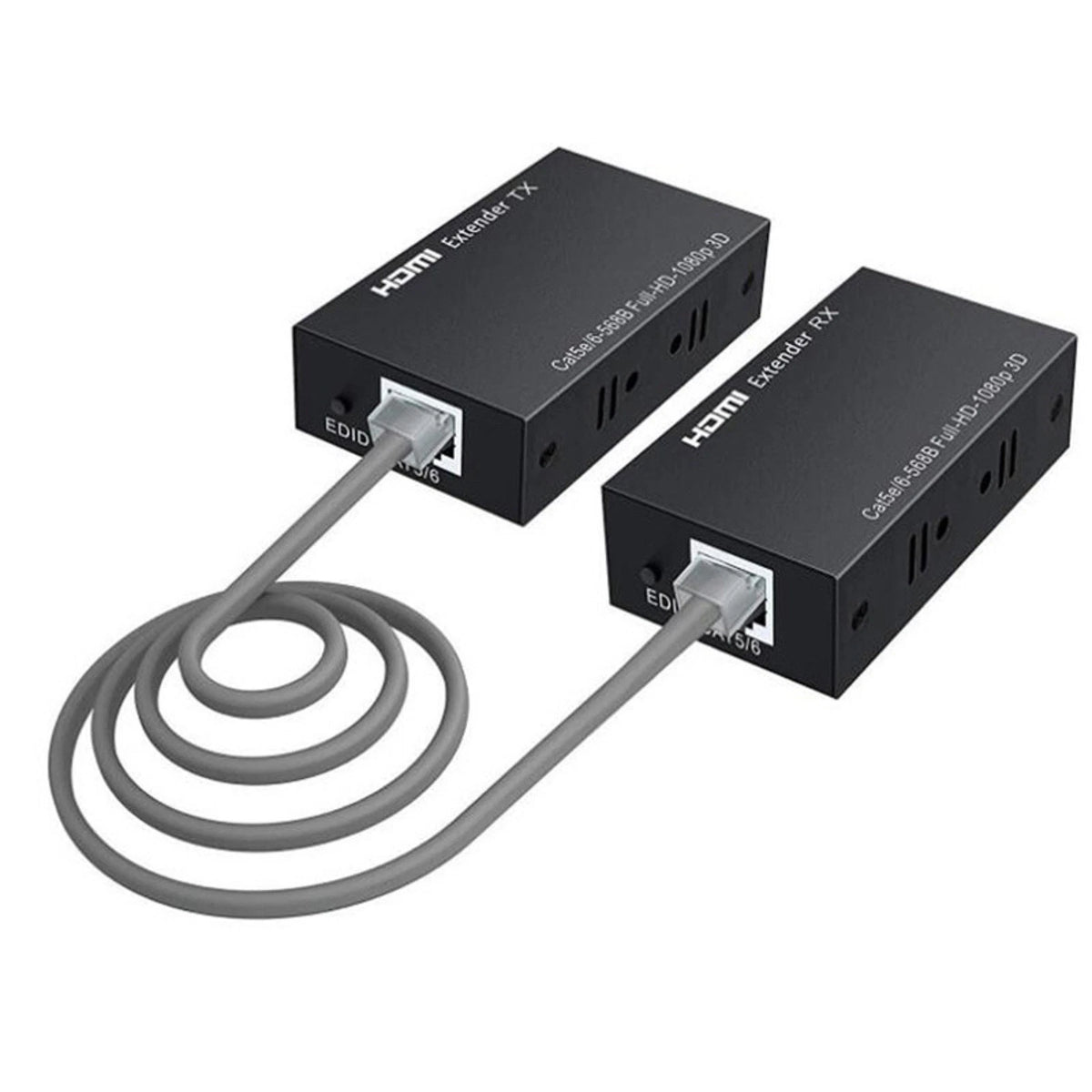 DC 5V/ 1A 60M Extender HDMI to RJ45 Transmitter RJ45 to HDMI Receiver Adapter