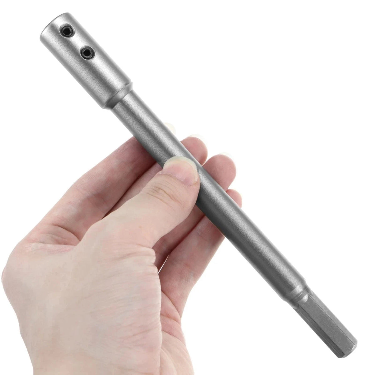 7 Inch Extension Rod Tool for 9.7mm Round Shaft Drill with Set Screws Hex Key