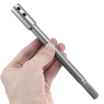 7 Inch Extension Rod Tool for 9.7mm Round Shaft Drill with Set Screws Hex Key