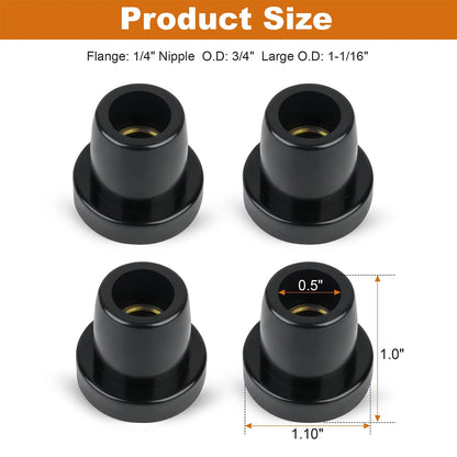 4xCharge Air Cooler Bushing Truck Radiator Mounting Isolators 13-01633 M200-70EP