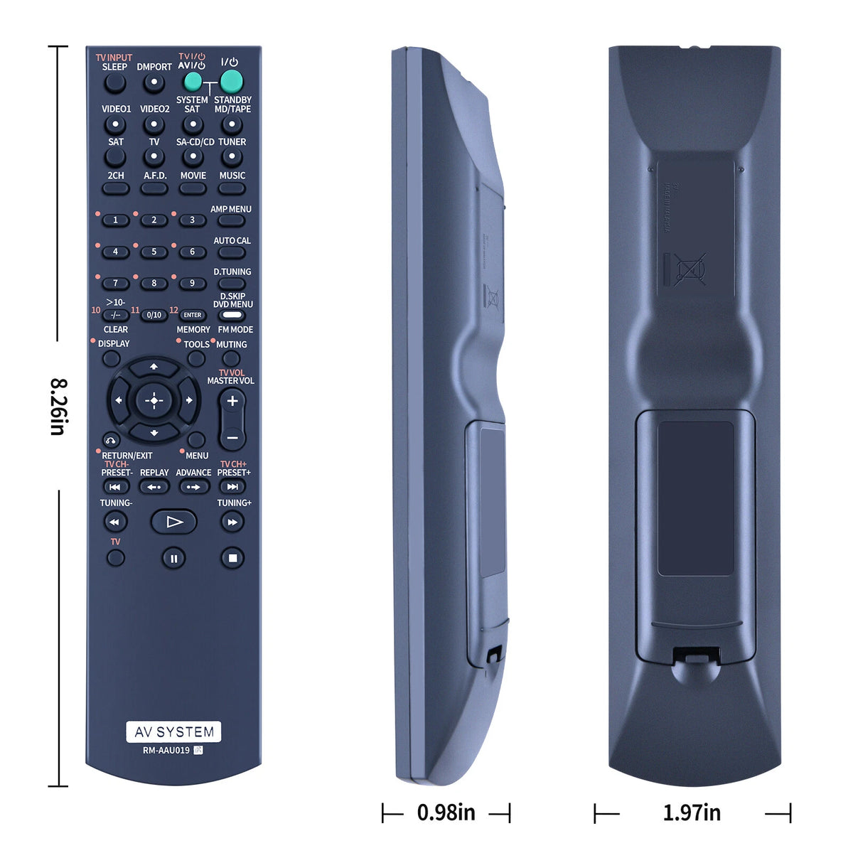 RM-AAU019 For Sony AV System Remote Control HTD-DW685 STR-K670P STR-K790