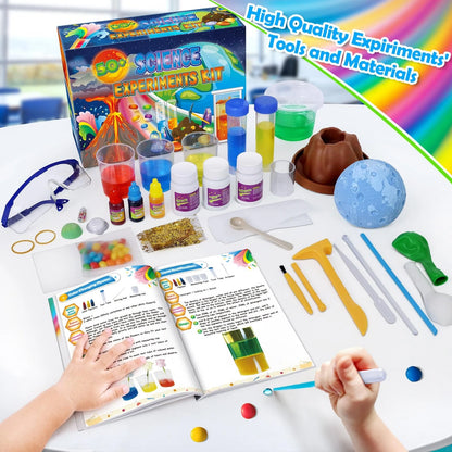 UNGLINGA 50+ Science Lab Experiments Kit for Kids, STEM Activities 9.8 inches