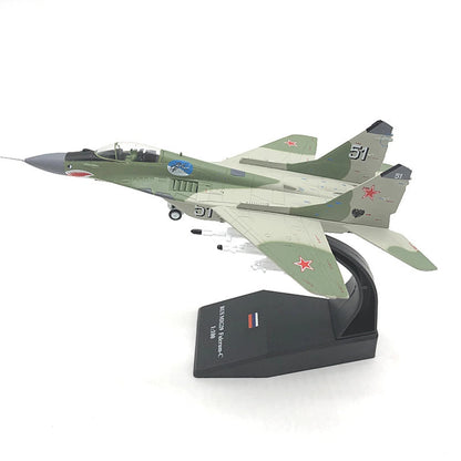 1:100 Russian MIG-29 Aircraft Diecast Model Military Airplane Plane Ornaments