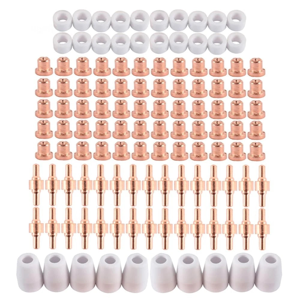 100PCS PT31 Plasma Cutting Consumables Fit CUT-45 CUT-50 CT-312 with 100pcs