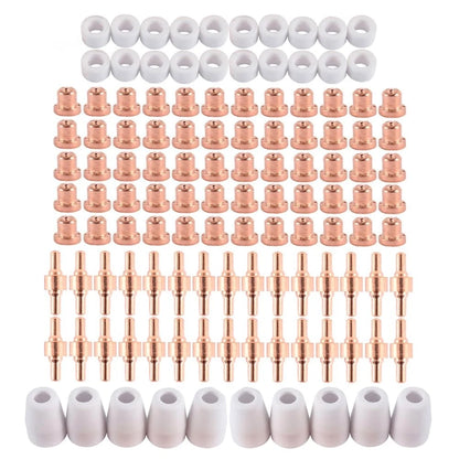 100PCS PT31 Plasma Cutting Consumables Fit CUT-45 CUT-50 CT-312 with 100pcs