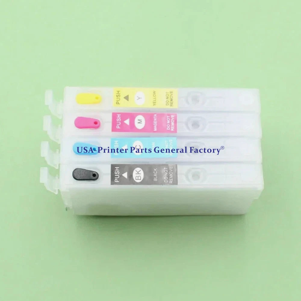 4PC Refillable Ink Cartridge For Epson T3100 T5100 T3170 T3160 SC-T5100 Printers