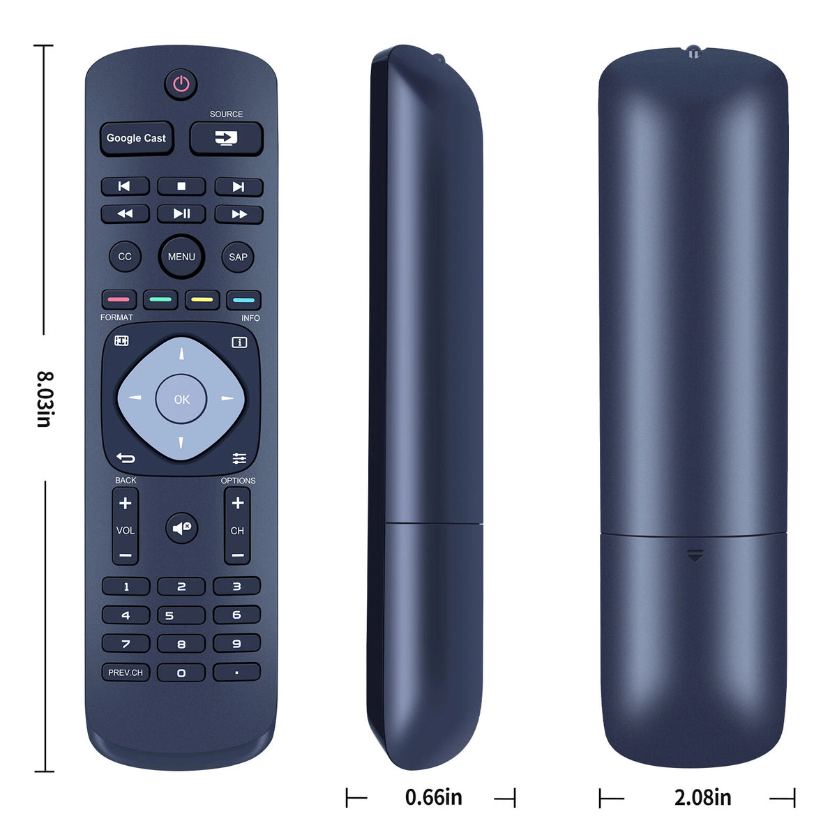 Replace Remote Control For Philips URMT42JHG006 49PFL6921/F7, 55PFL6921/F7