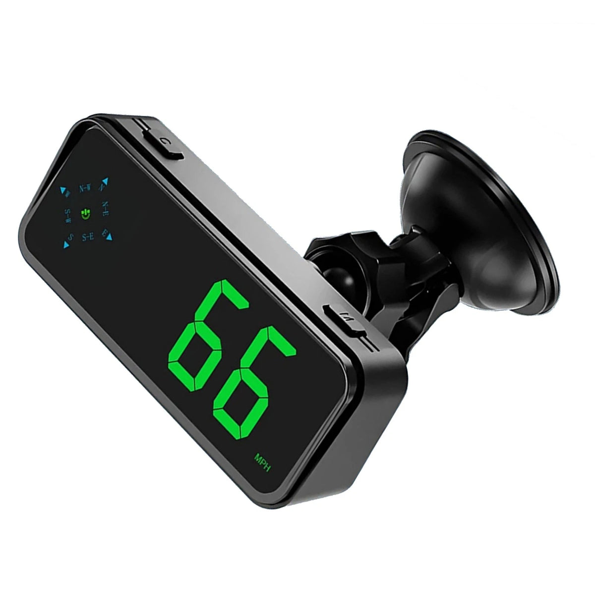 Mini GPS Car HUD Head Up Display Digital Speedometer With Compass Clock MPH/KMH