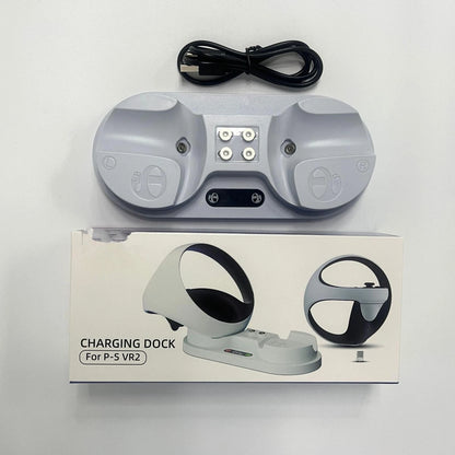 ABS Dual Slot Charging Dock Station Charger For PS5 PS VR2 Controllers Console
