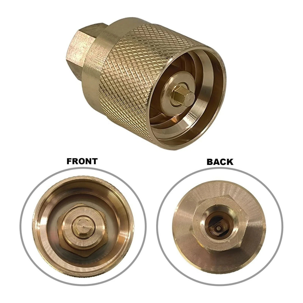 1x RE7141F Forklift Propane Tank Adapter Female Connector Widely Compatibility