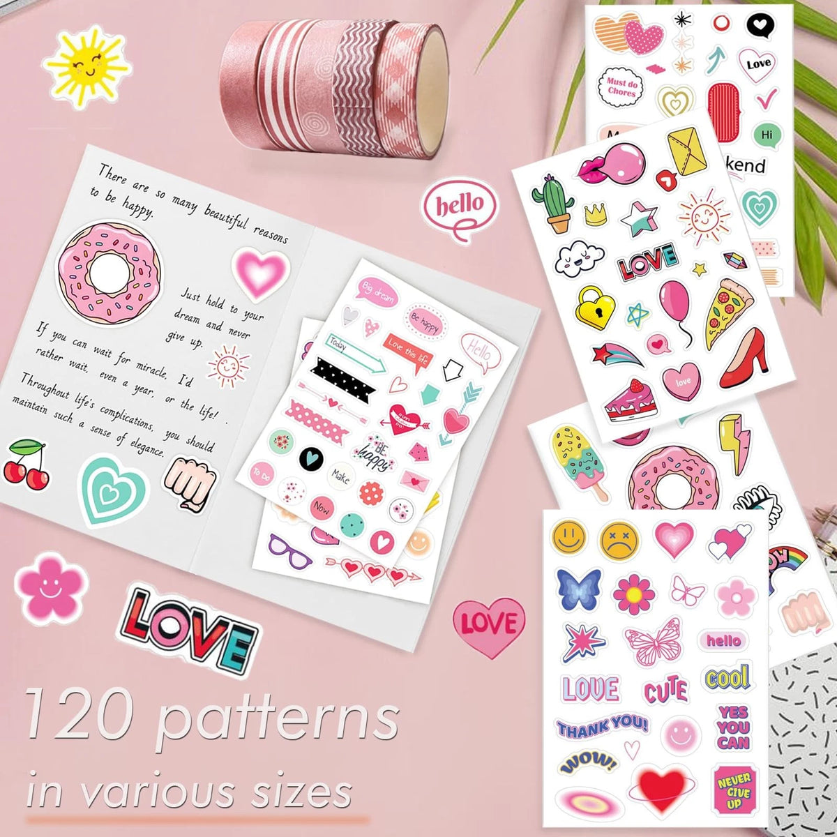 Card Making Supplies For Adults and Kids,Card 5x7 inches, MULTICOLOR-28PCS