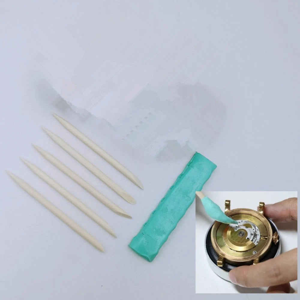 Watch Movement Cleaning Clay Rubber Cleaner+Stick Watch Repair Tool Accessories