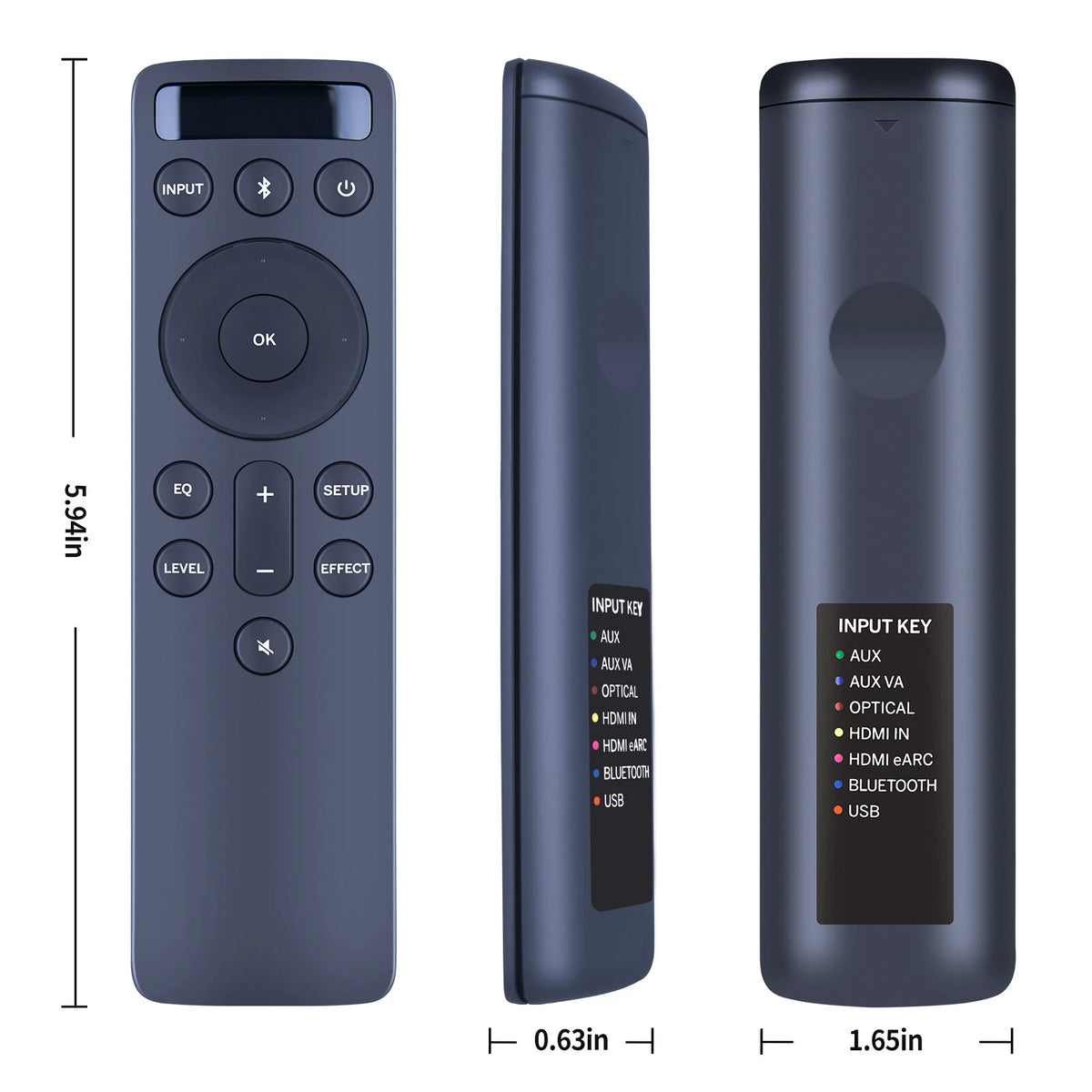 D512e-K Replacement Remote Control For Vizio SoundBar