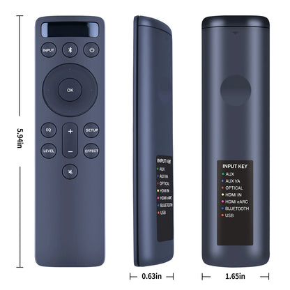 D512e-K Replacement Remote Control For Vizio SoundBar