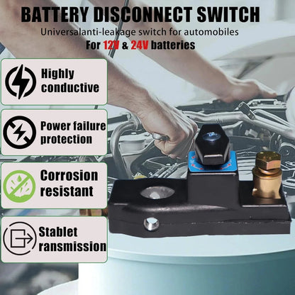 12-24V Car Battery Disconnect Isolator Cut Off Switch With power cut-off ability