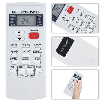 Remote Control For Della Air Conditioner 048-MS-12K1V-17S-IN 048-MS-12K2V-17S-IN