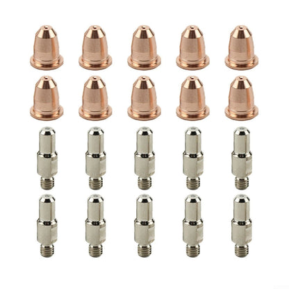 Plasma Cutter Parts, Electrode Tips Cups Consumables For brass/sliver/black