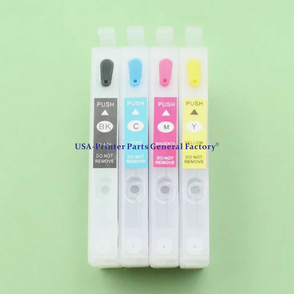 4PC Refillable Ink Cartridge For Epson T3100 T5100 T3170 T3160 SC-T5100 Printers