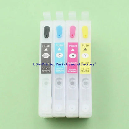 4PC Refillable Ink Cartridge For Epson T3100 T5100 T3170 T3160 SC-T5100 Printers