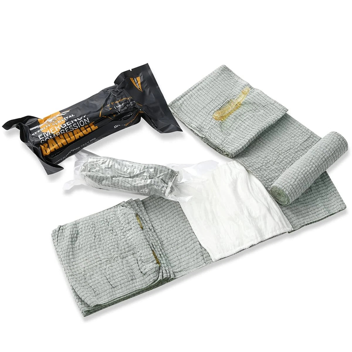EVERLIT Israeli 6 Inch Emergency Bandage Compression 6 (Pack of 3)