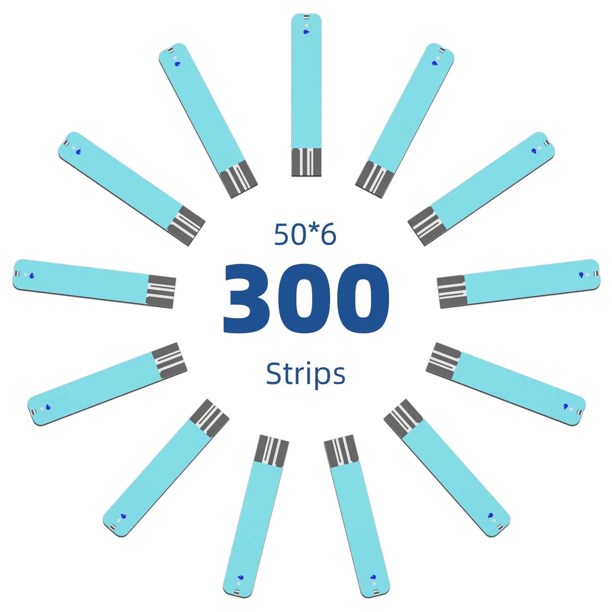 Metene TD-4116 Blood Glucose Test Strips, 300 Count 1 (Pack of 300)