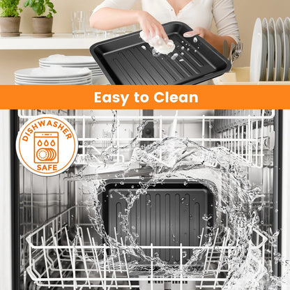 GWY Air Fryer Toaster Accessories Replacement for 14"L x 12"W x 1.2"H, Black