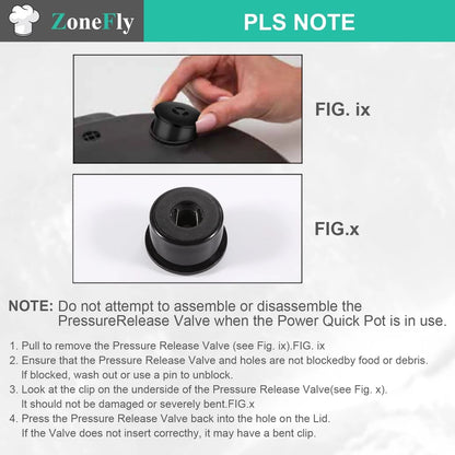 Pressure Release Valve compatible with Power Quick 6 for