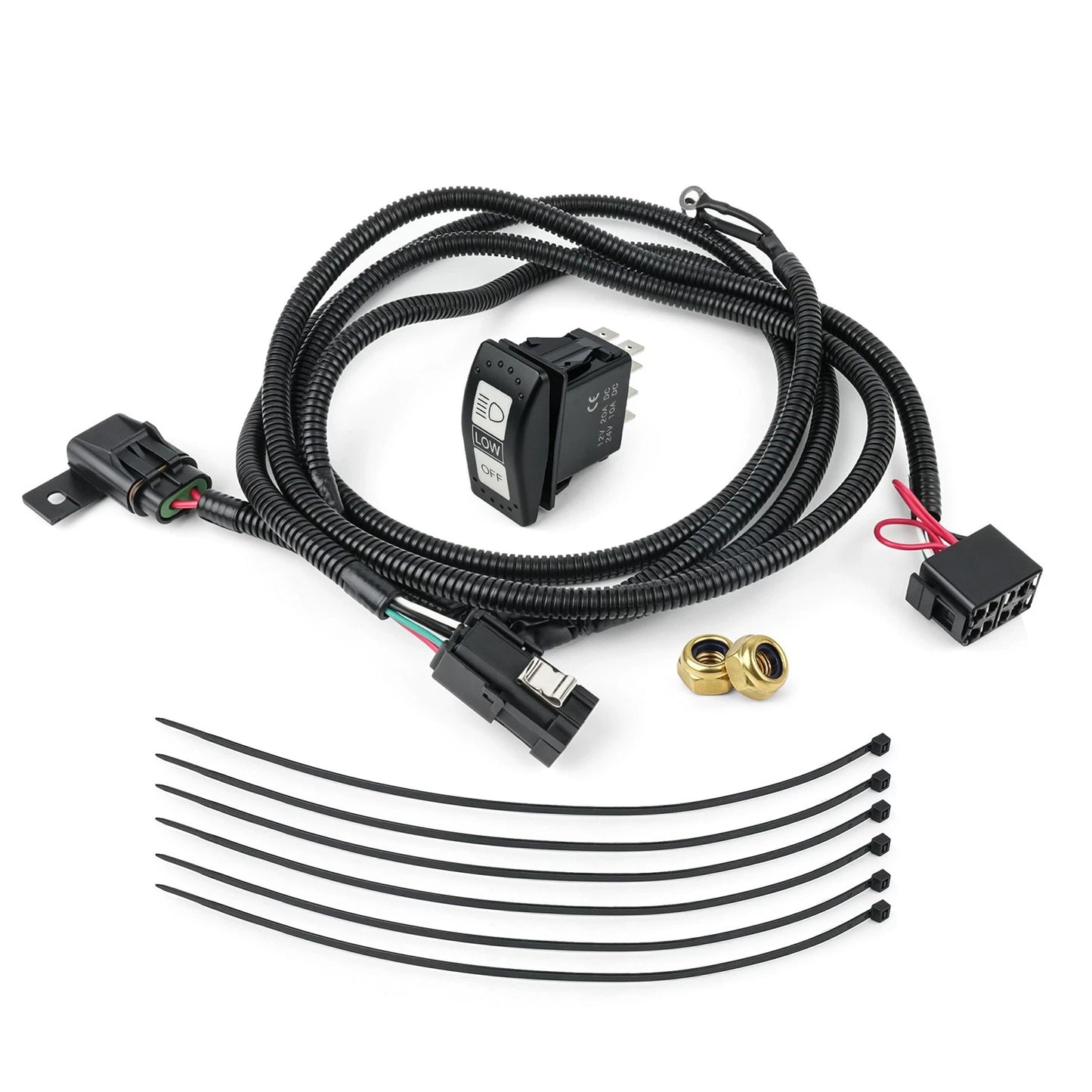 Smart LED Light Switch Wiring Harness For Can-Am Defender HD11 Replace 715009886