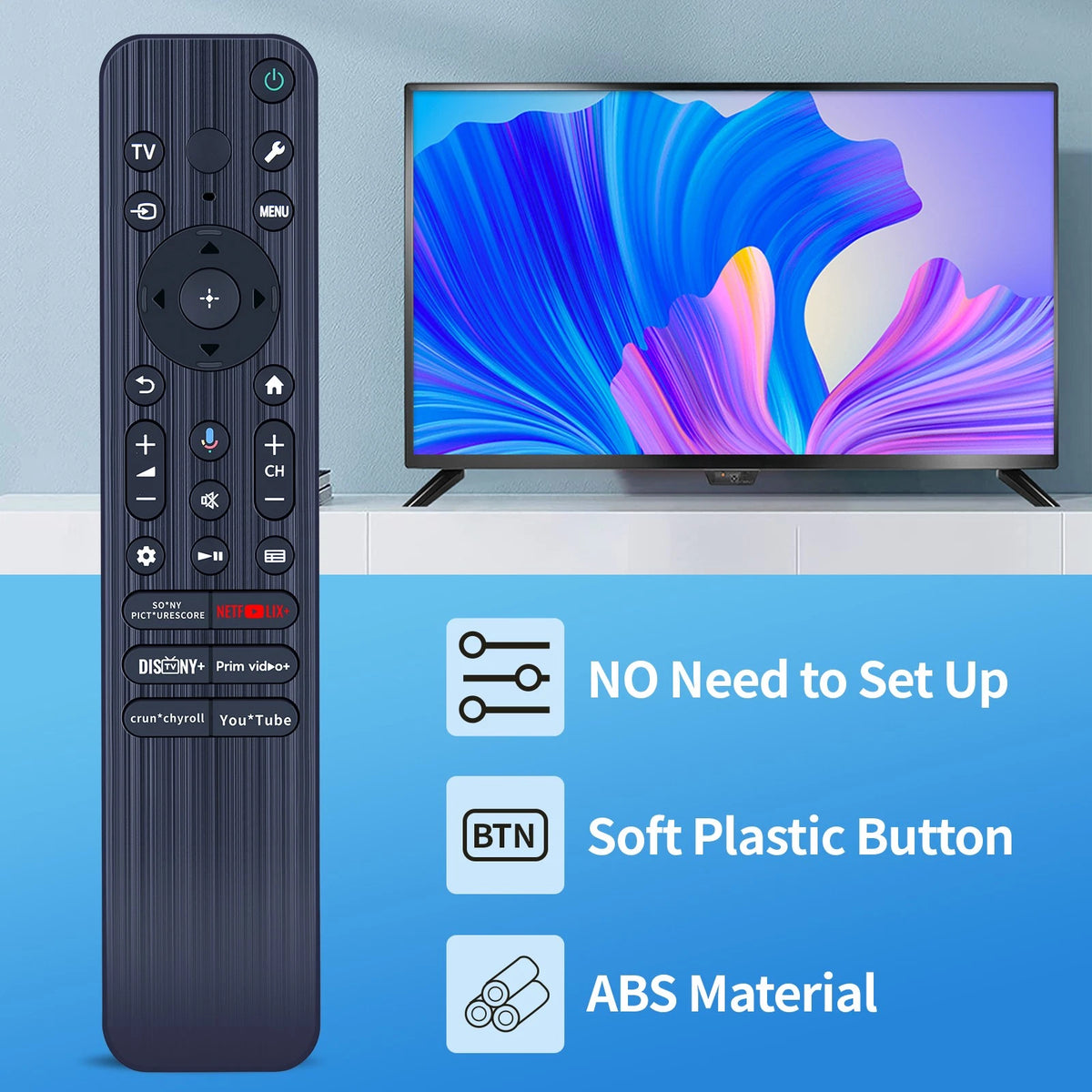 RMF-TX920U Remote Control For Sony Smart 2024 TV RMF-TX820U without Voice