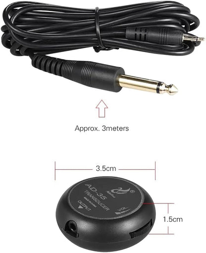 AD-35 Mini Pickup Amplifier Transducer Stick Piezo for Acoustic...