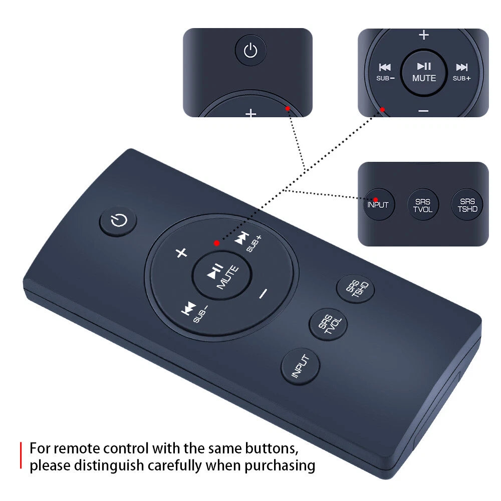SB4020E-B0 Remote Control For Vizio Sound Bar SB4020E-A0 SB4020E-A0-NA SB4021EA0