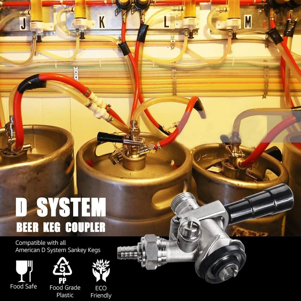 Sankey D Keg Coupler, All 304 304 Stainless Steel, Steel