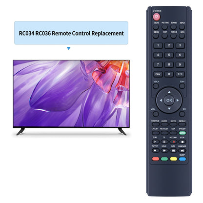 Remote Control For BLU:SENS RC034, RC036, RC042, RC044, RC054 TV