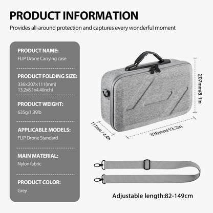 Tomat Carrying Case for DJI Flip Accessories Small