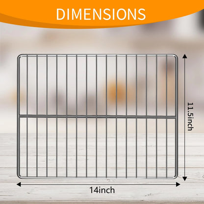 GWYSY Air Fryer Wire Rack for 14.5''*11.5'' Emeril 25QT, Silver