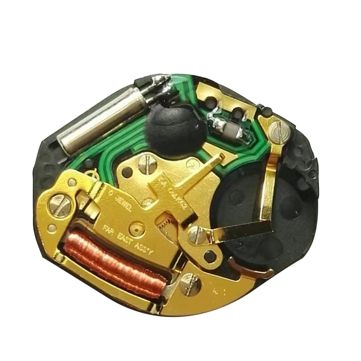 15.3mm Diameter 2-Hand Quartz Watch Movement+Battery Replacement for ISA K62 132