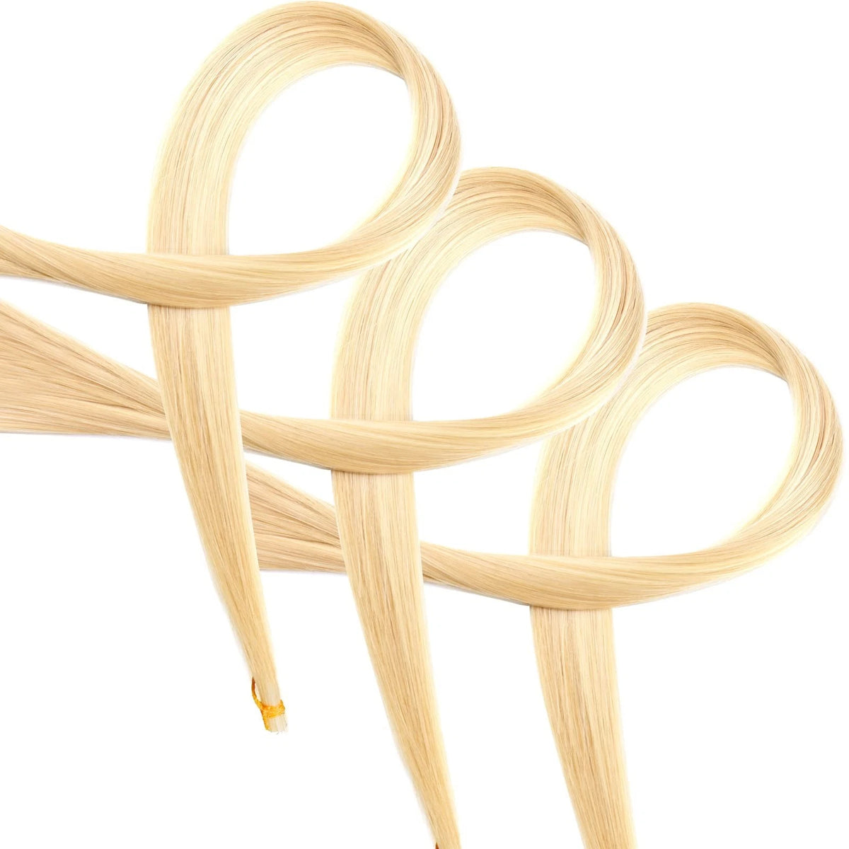 Boao 3 Hanks Mongolian Horse Bow Hair for Violin, Full size, white