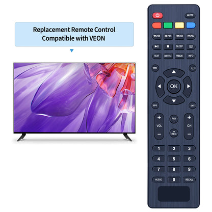 Replacement Remote Control For Veon 4K Ultra HD LED TV