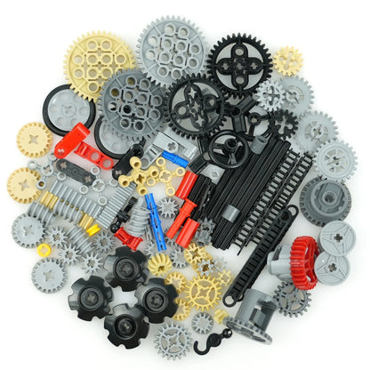 BroTex Technical Parts Pieces 1 inch x 1 x 0.98 inches, Gear Basic Set