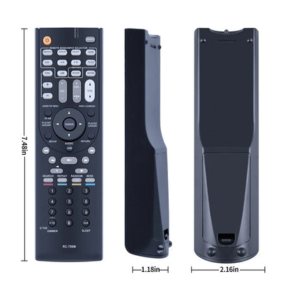 RC-799M Remote Control For Onkyo AV Receiver HT-R391 HTR558 HT-R590 HT-RC330