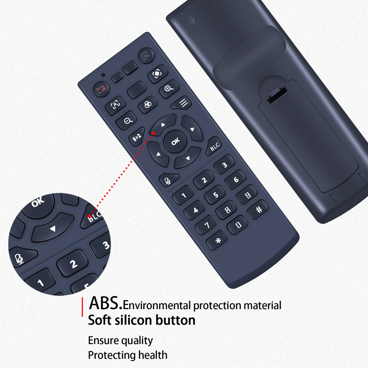 Replacement Remote Control For NexiGo Iris, 4K AI Webcam -