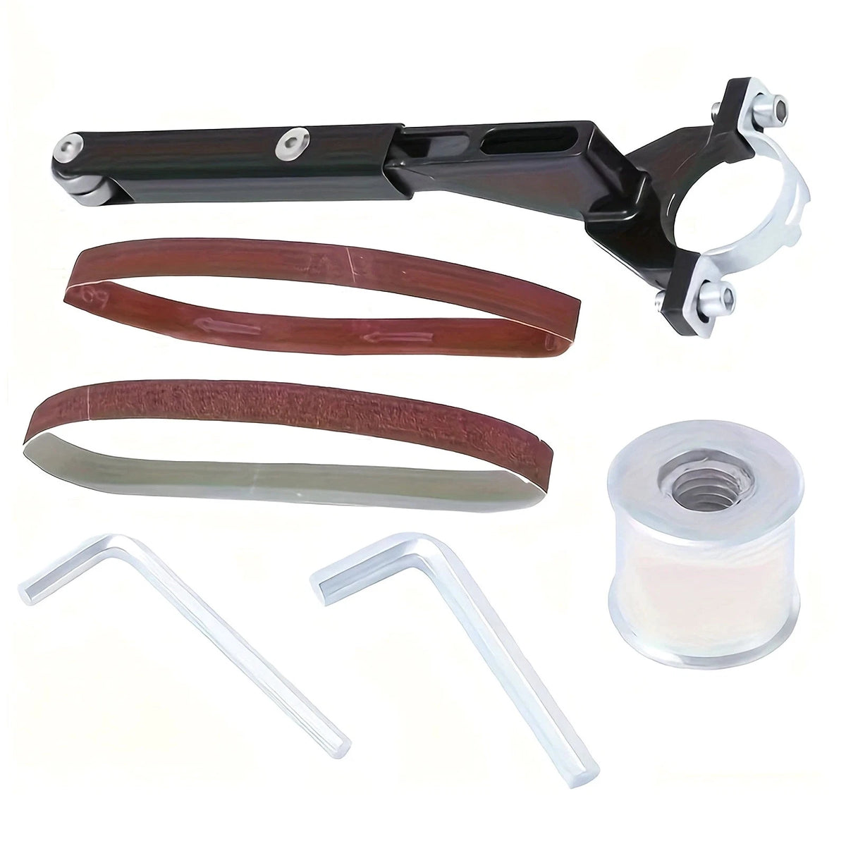 Angle Grinder to Sander Belt Adapter Unit For Metal Wood Sanding Polishing Kit