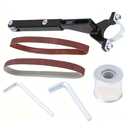 Angle Grinder to Sander Belt Adapter Unit For Metal Wood Sanding Polishing Kit